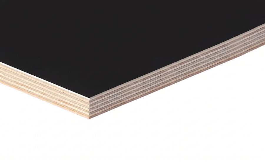 Smooth film-faced plywood panel